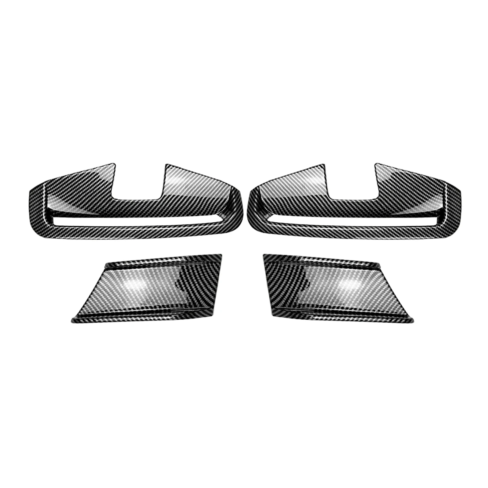 Front Bumper Side Air Vent Trim Cover For BMW 4 Series G22 G23 M Sport 2020-2024 Fog Light Lamp Hood Intake Frame Canard Spoiler