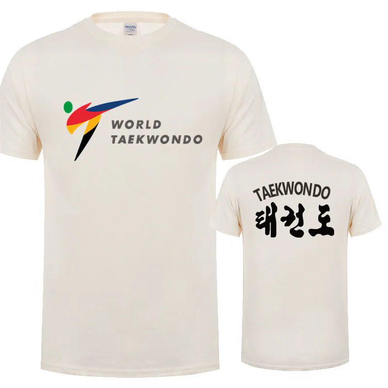 2023 Summer Hot Sale Custom WTF World Taekwondo Federation Printed T-Shirt Short Sleeve O-Neck Boys Men\'s Plus Size T-Shirt Top