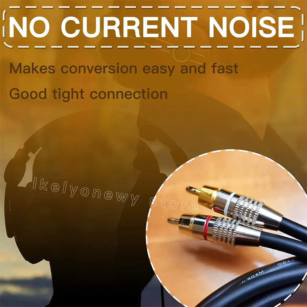 Musical Sound RCA Plugs Audio jack Male Audio Video Connector Gold Adapter HIFI Gold Plated Audio Cable RCA Connectors Adapter