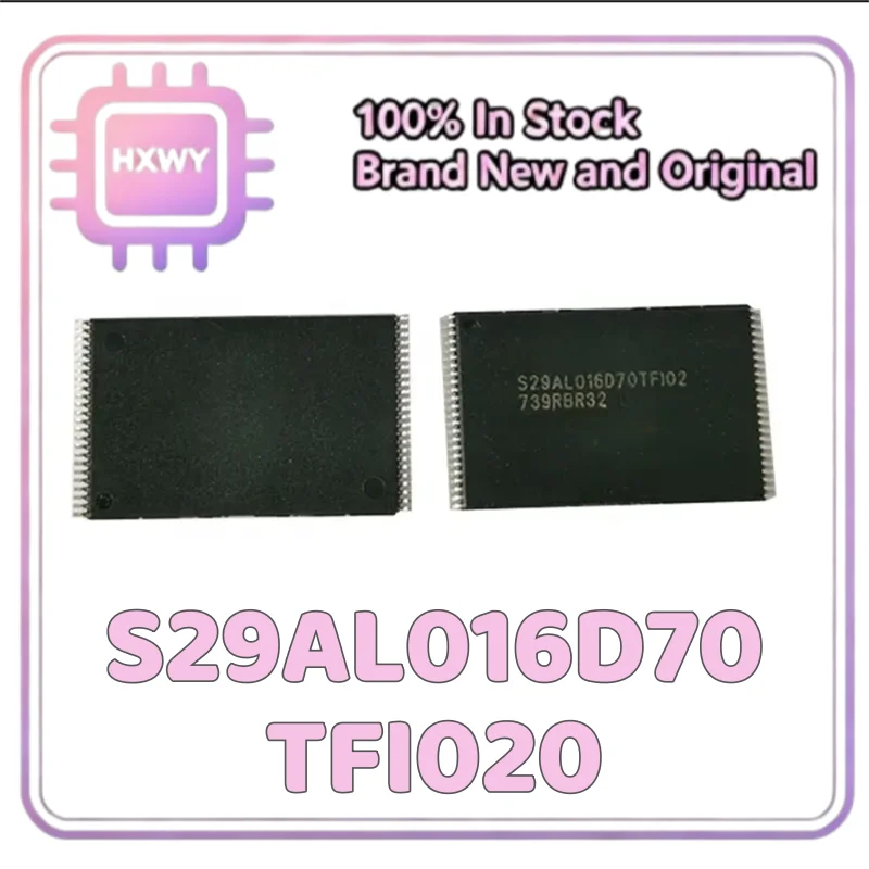 (3/20 Pieces) S29AL016D70TFI020 S29AL016D70 TSOP48 Parallel NOR Flash Memory Factory Wholesale Cheap IC Chip Fast Shipping