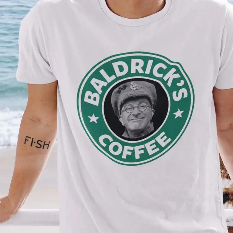 Baldricks Coffee Mud Premium Cotton T shirt