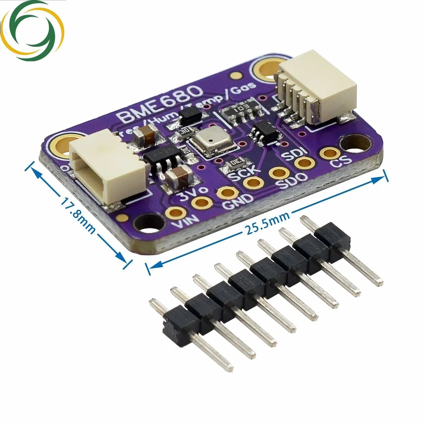 Imagem -06 - Sensor de Pressão de Umidade de Temperatura Digital Placa de Desenvolvimento de Módulo Sensor de Alta Altitude Cjmcu680 Bme680