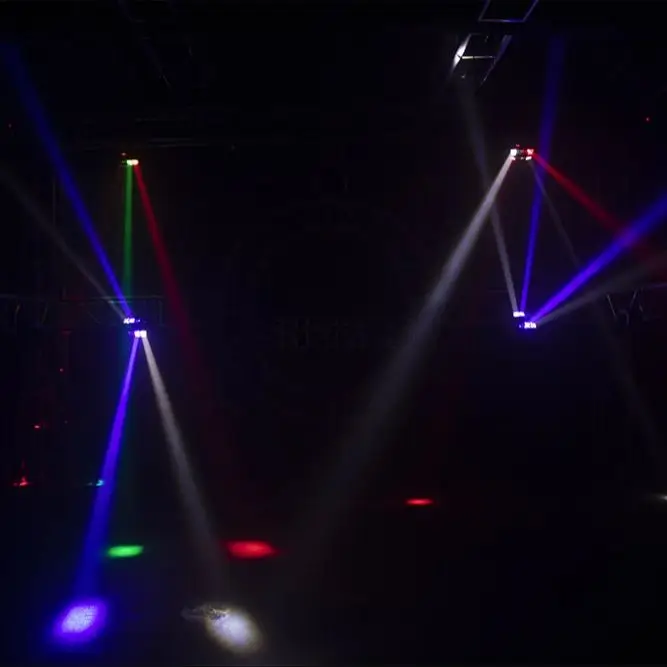 Mini LED Beam Spider 8x6W RGBW 9x10W Moving Head Lighting Good Quality For Party Wedding Nightclubs Dj Disco Spider