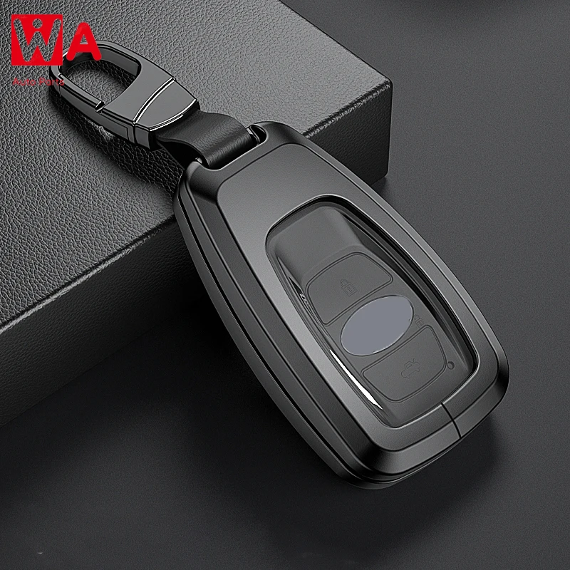 

1Pcs Aluminium Alloy+TPU Car Key Case Key Cover For Subaru Legacy XV Forester Outback Subaru BRZ Key Cover Keyless