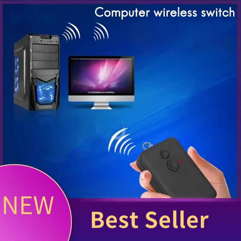 

M07K-Wireless Remote Control Computer Desktop Switch Internet Cafe Family Computer Desktop Chassis Switch For PC