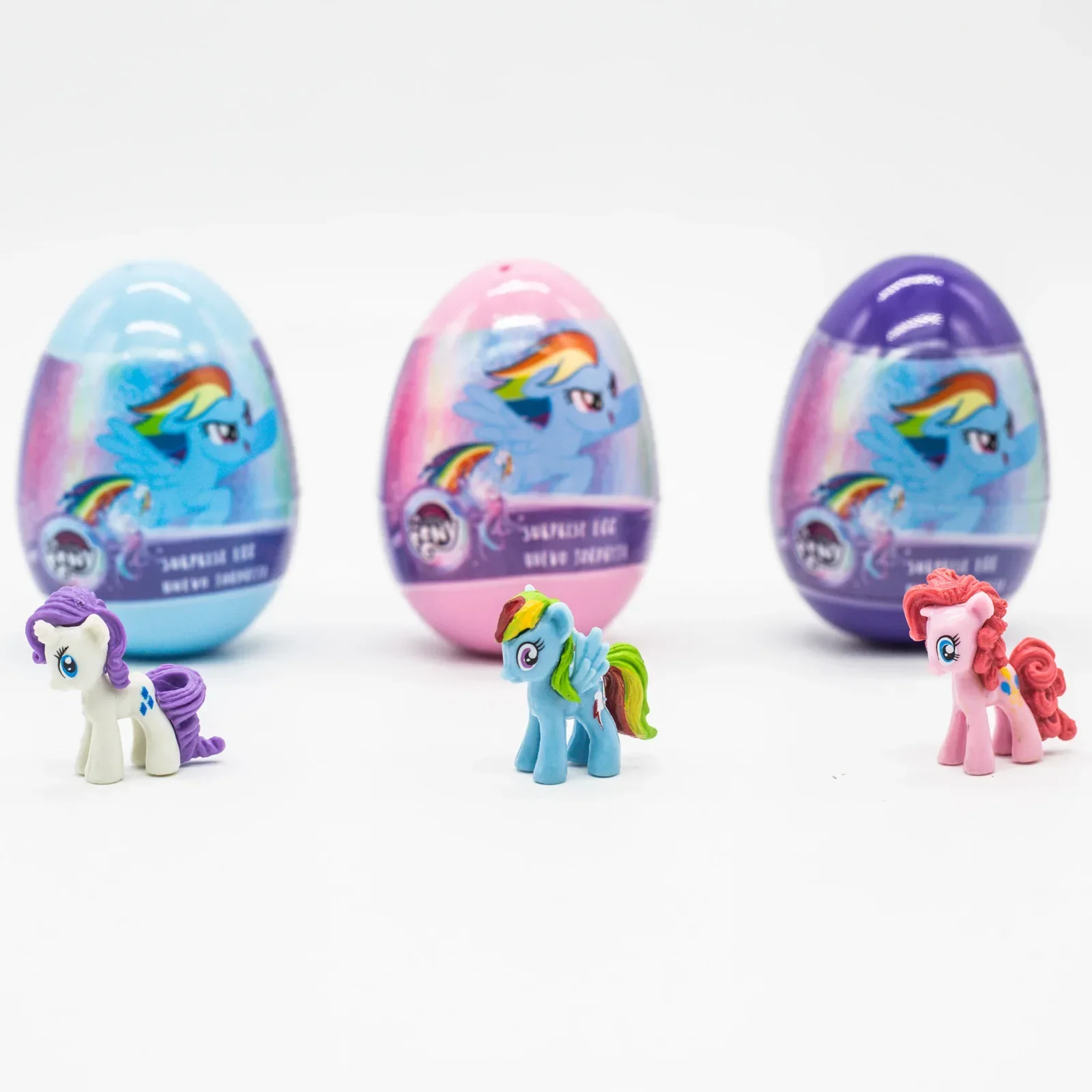 

Hasbro My Little Pony Surprise Egg with Stickers Blind Box Doll Gifts Toy Model Anime Figures Collect Ornaments