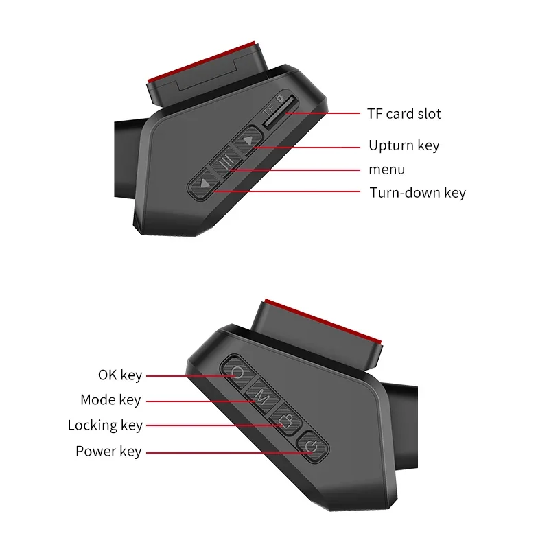 Espelho Retrovisor Do Carro DVR Câmera, V6 Full HD 1080P, Automóvel Gravador De Dados, Gravador De Vídeo Digital, Lente Frontal Filmadora, 3"