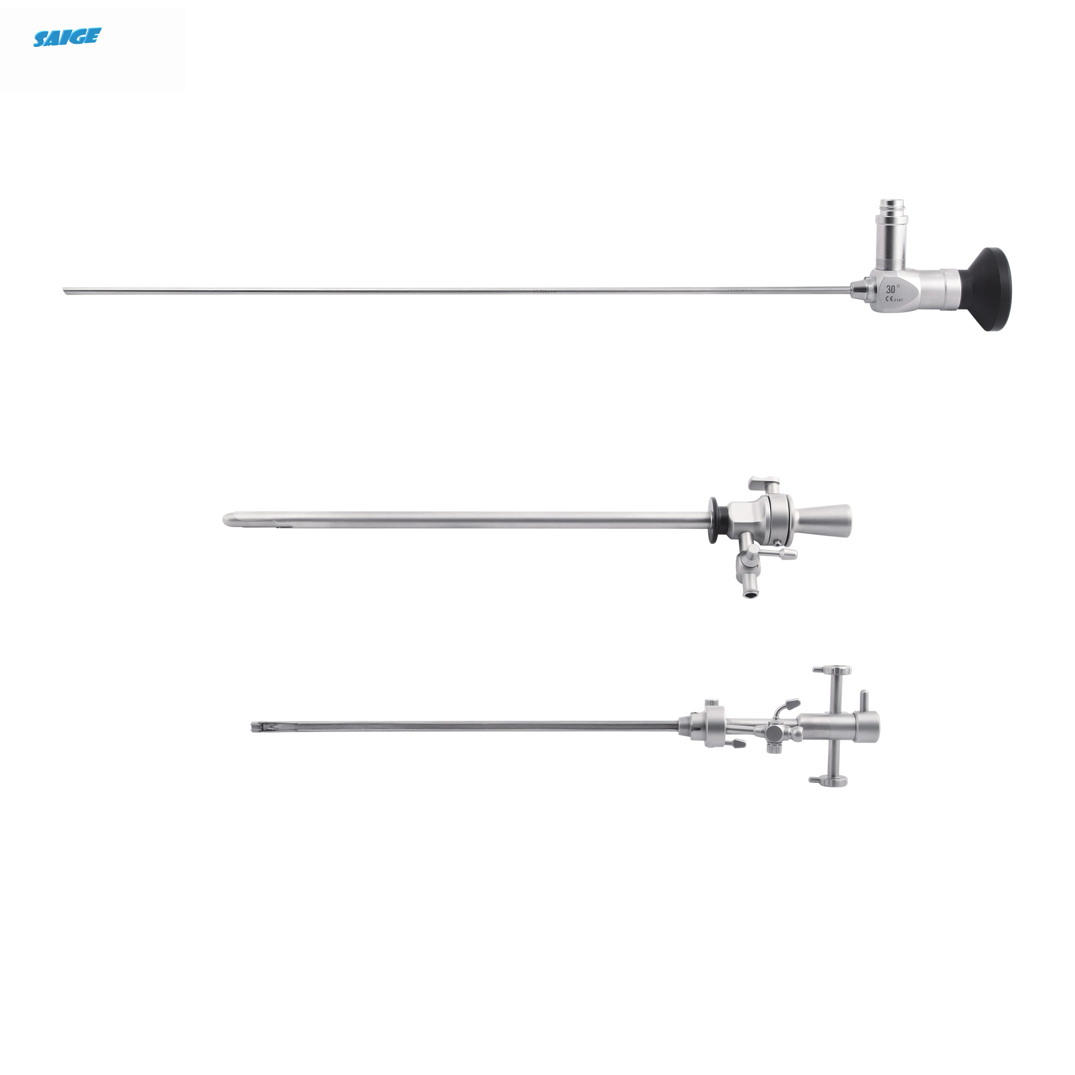 21fr Single operating channel hysteroscopy sheath with 4mm endoscope / Gynecology instruments