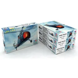HobbyBoss 87215 1/72 American UH-34A 'Choctaw' Helicopter Fighter Military Gift Plastic Assembly Model  Building Kit