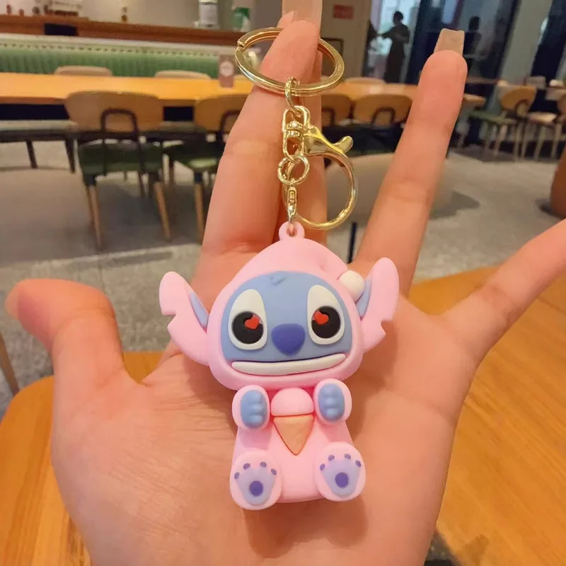 Anime Disney incluso necesita comer una morder de caja ciega de resina lindo punto fruta lindo Diy llavero colgante accesorios regalo