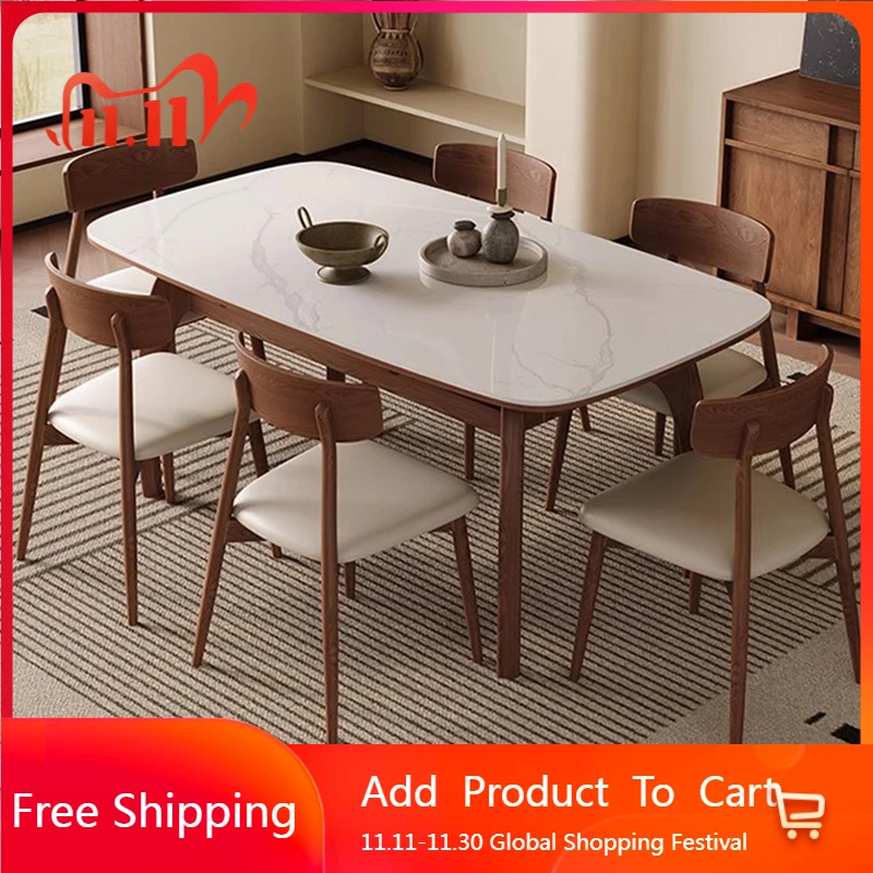 

Living Room Kitchen Dining Table Chairs Wood Restaurant Modern Dining Table Marble Office Designer Mesa Commercial Furniture