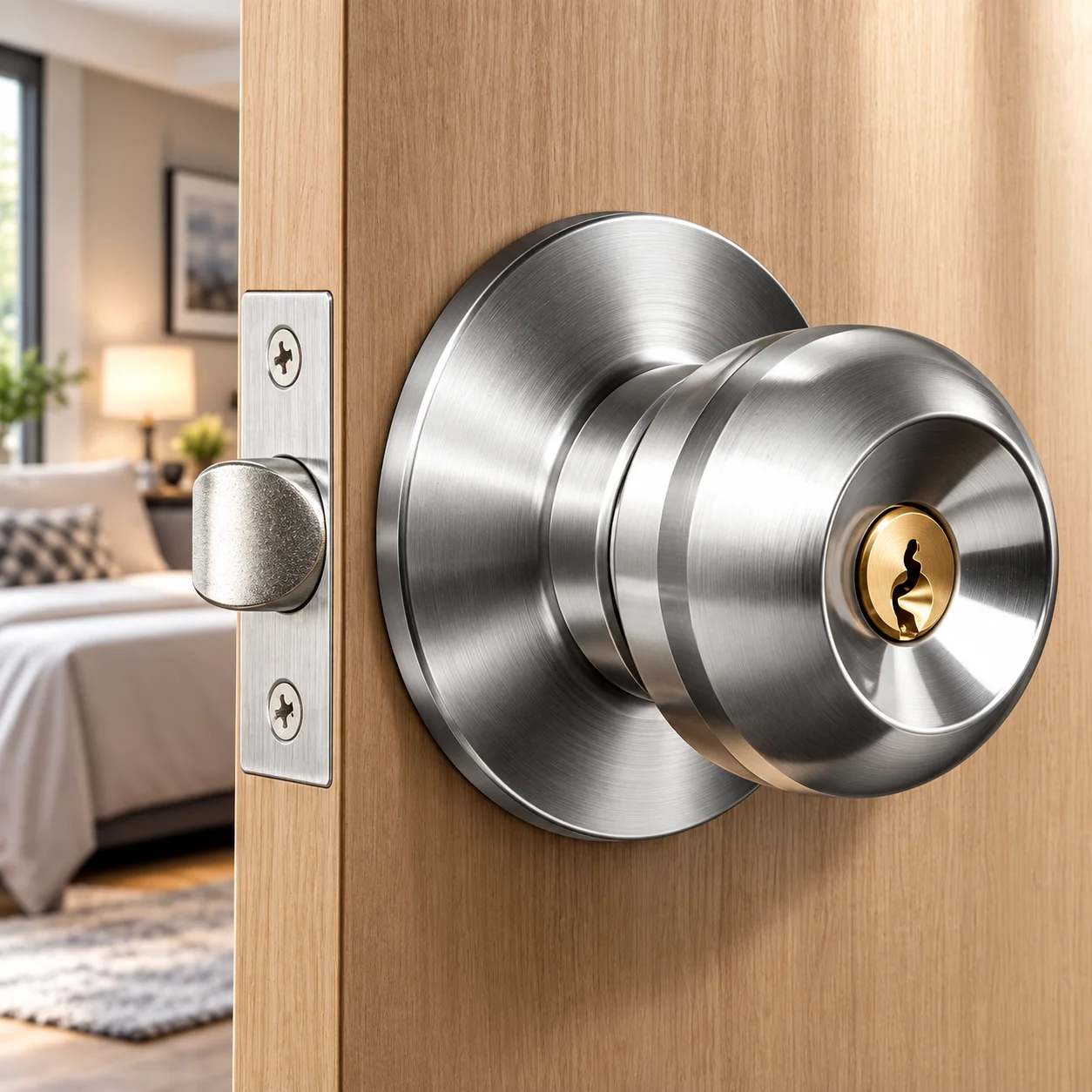 Cabinet Knob Round - 1 pièce, poignée de porte ronde