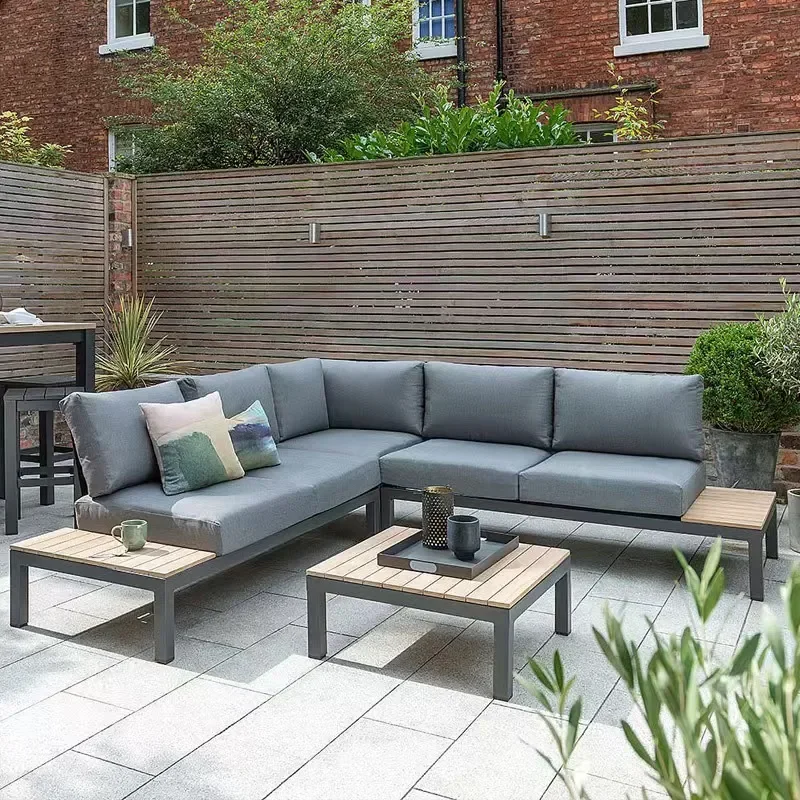 for Outdoor Sofa Set Villa Courtyard Sunscreen Waterproof Hotel Open Air Sofa Group Wholesale Source Manufacturer