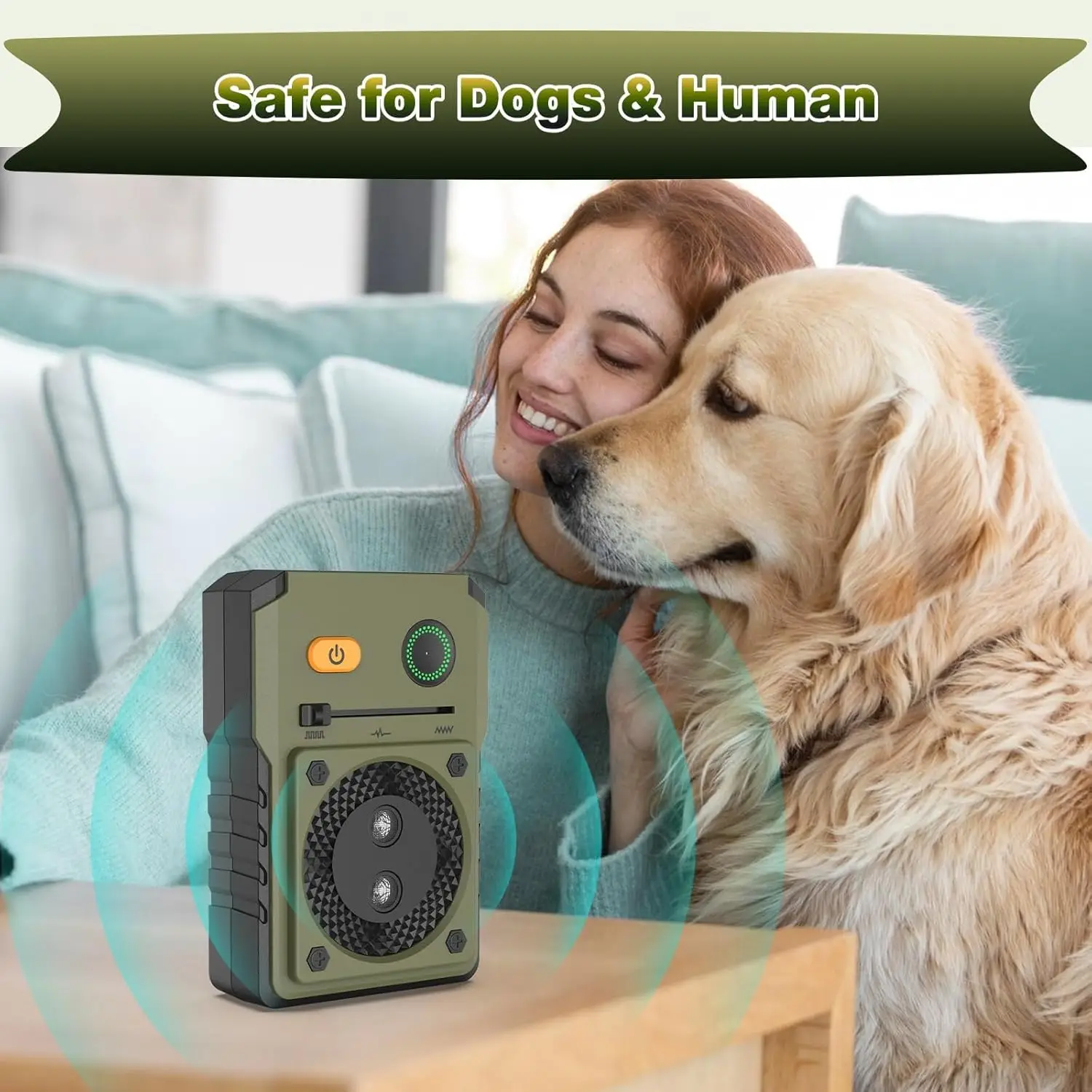 Pet Ultrasonic Anti barking Device Outdoor Intelligent Pet Anti barking Device Dog Drive Device Anti barking Training Device