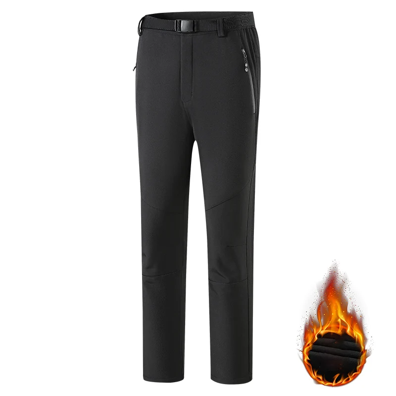 Winter Mannen Outdoor Warme Broek Mannen Waterdichte Fleece Broek Mannen Herfst Kamperen Klimmen Wandelen Broek Ademend Dikke Broek Man