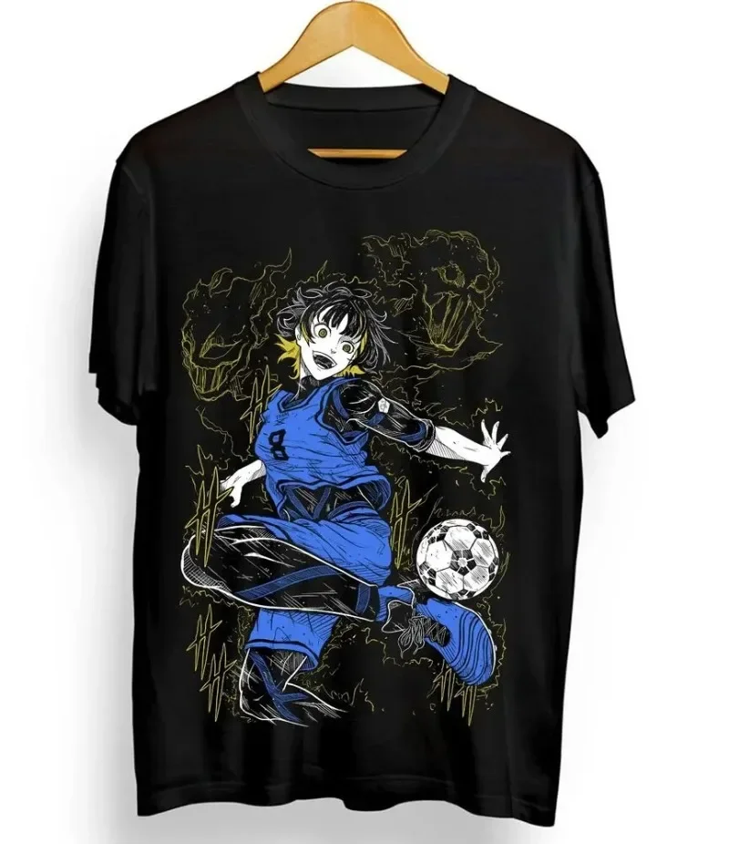 Meguru Bachira T-Shirt Blue Lock Kunigami Rin Itoshi Nagi Anime Shirt All Size Graphic T Shirts  Shirts for Women  Women Clothes