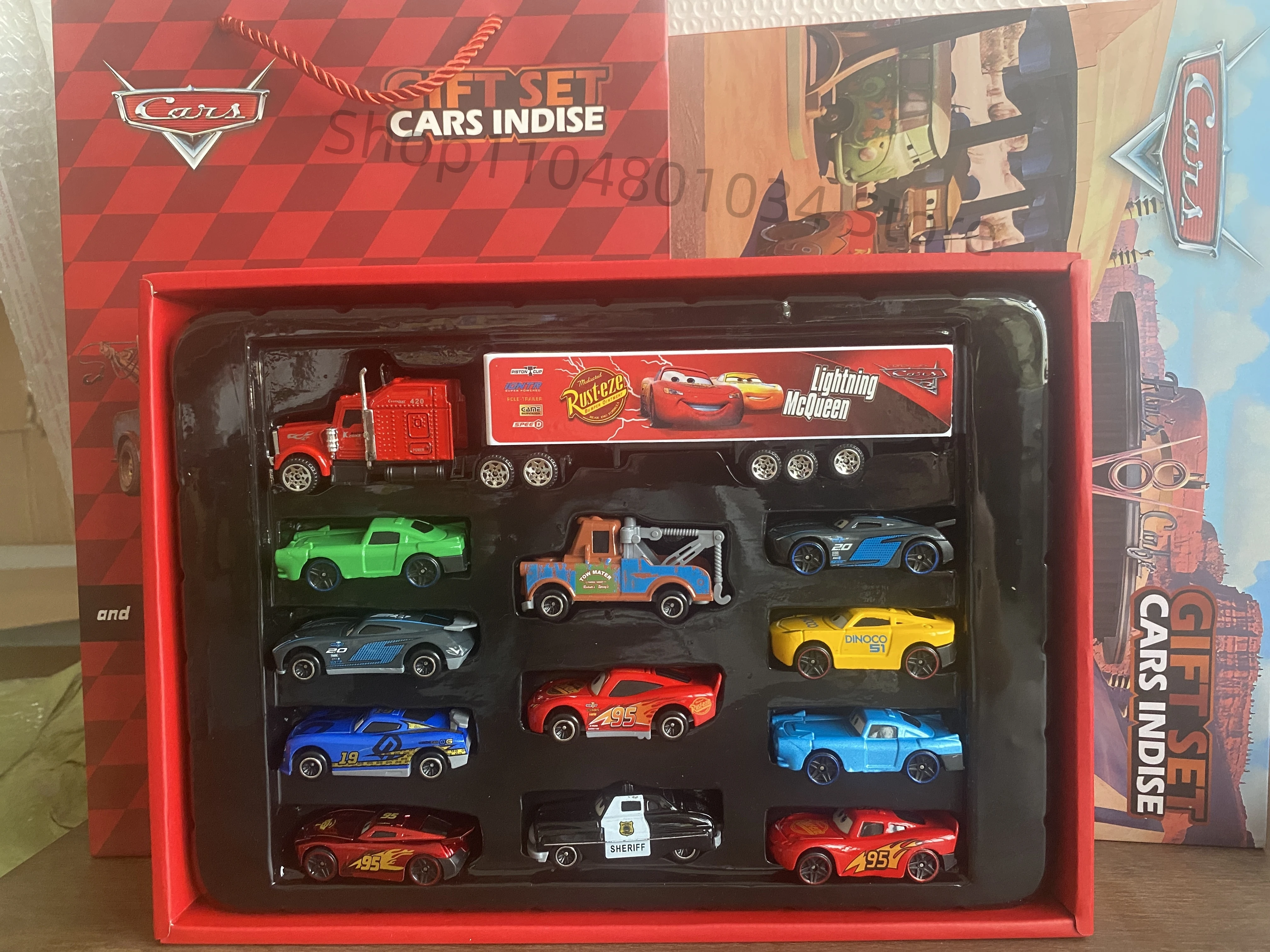 

Pixar Lightning Mcqueen Jackson Storm литая под давлением модель автомобиля из ПВХ 1:55 Коллекционная игрушечная грузовик в подарочной коробке подходит для детей праздничные подарки