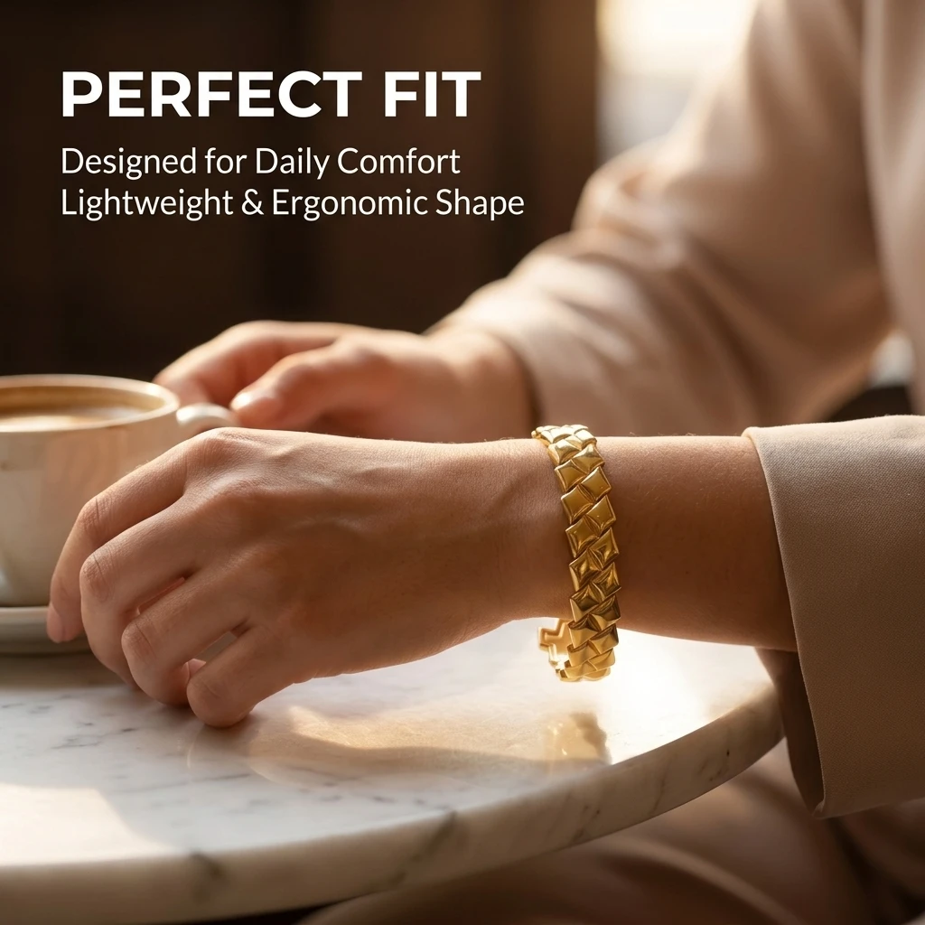 Elegant Minimalist Pyramid Cuff Bangle, Fashionable Gold Tone Geometric Statement Bracelet, Sleek Modern Style Jewelry bracelets