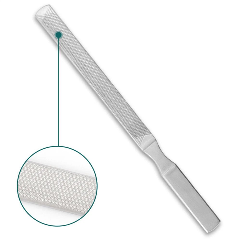 

Nail Cleaner Kit Stainless Steel Cuticle Remover Spoon Professional Anti Slip H Portable Nail Tools Gift Idea