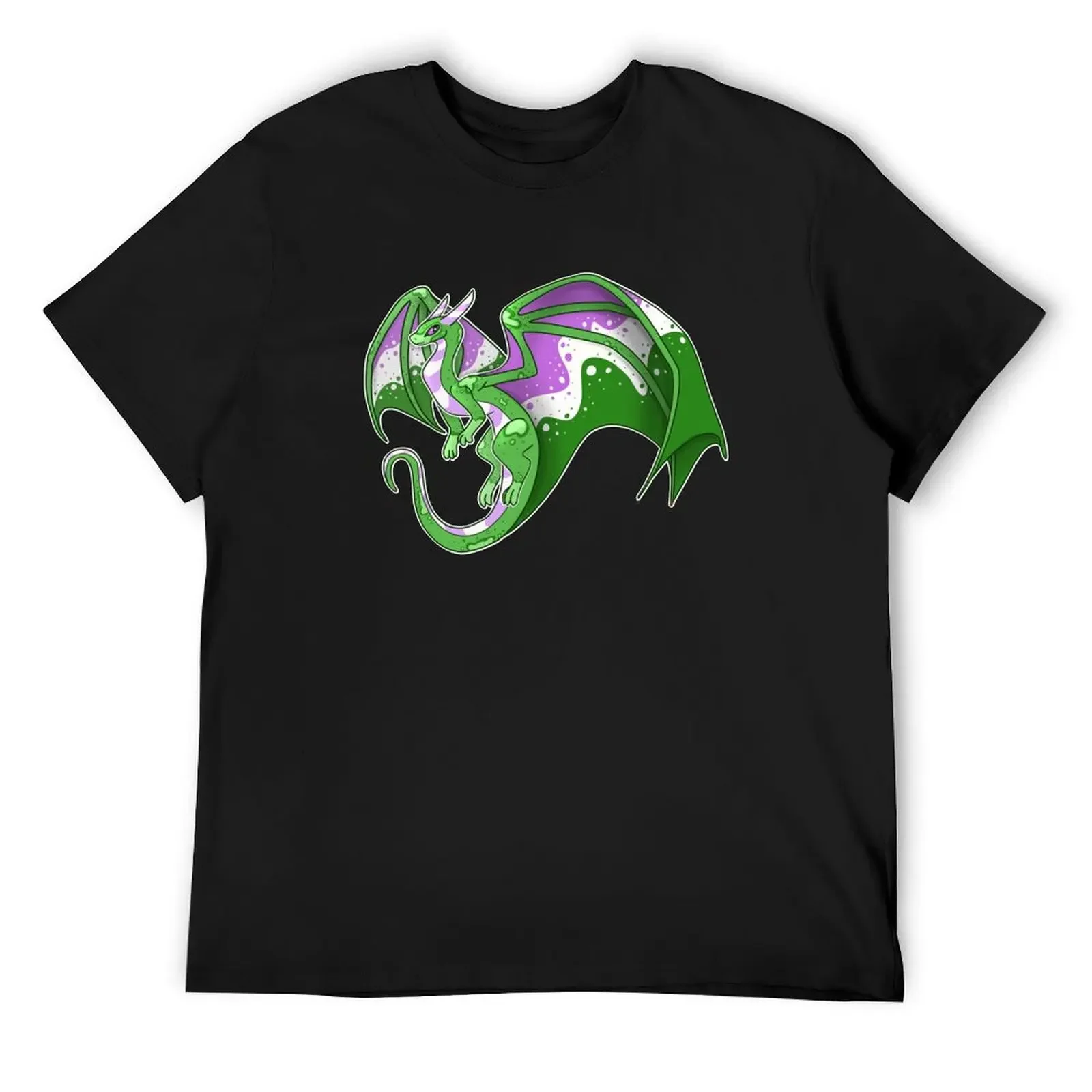 Genderqueer Dragon Friend T-Shirt customs summer tops mens t shirts