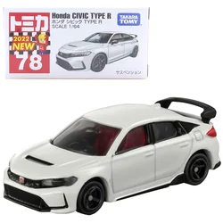 Jouet de modèle de voiture pour enfants, Tokyo, ara, Tomy, Tomica, No.78, Honda Civic Type R, 1:64, série de reproduction, cadeau de Noël pour garçons et filles