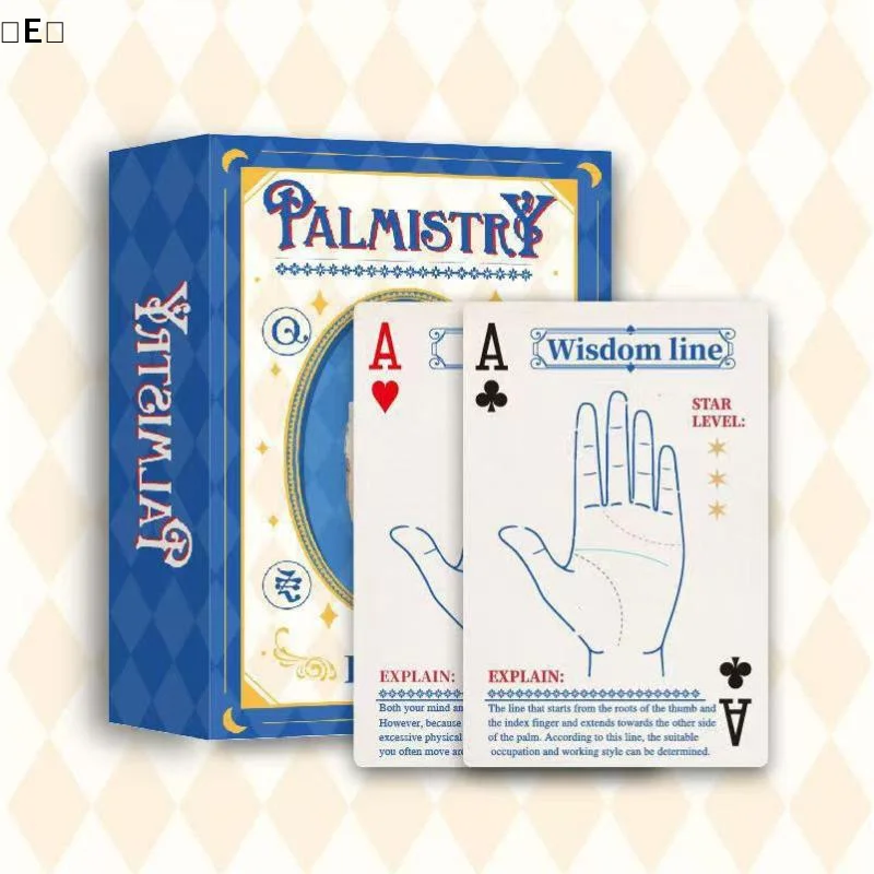 

Palmistry Fortune Telling Poker Playing Cards Playing Cards Play Card Game Self-discovery Tool〔Winter5〕