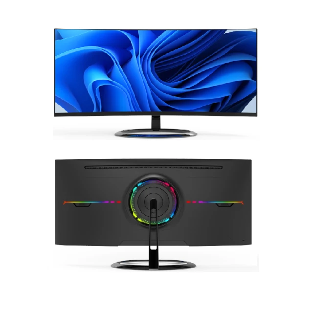 34 Inch 3440*1440 4K Resolution 120hz 144hz 165hz 1ms DP HDM VESA Computer Screen Pc Desktop Curved Gaming display