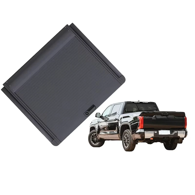 

Aluminum Alloy Hard Retractable Pickup Tonneau Cover Roller Lid Tundra Non-Destructive Installation Truck Bed Covers OEM