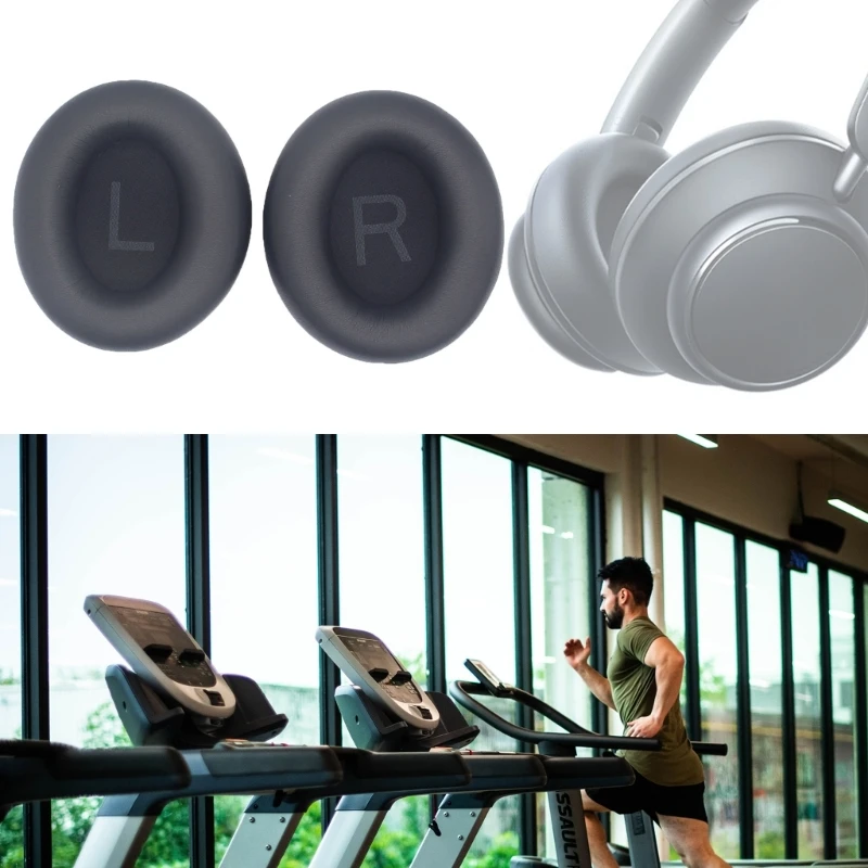 

Noise Isolating Ear Pads for Q45 Life Headset EarPads Ear Cushions with Slow Recovery Memory Foam Earcups Accessories