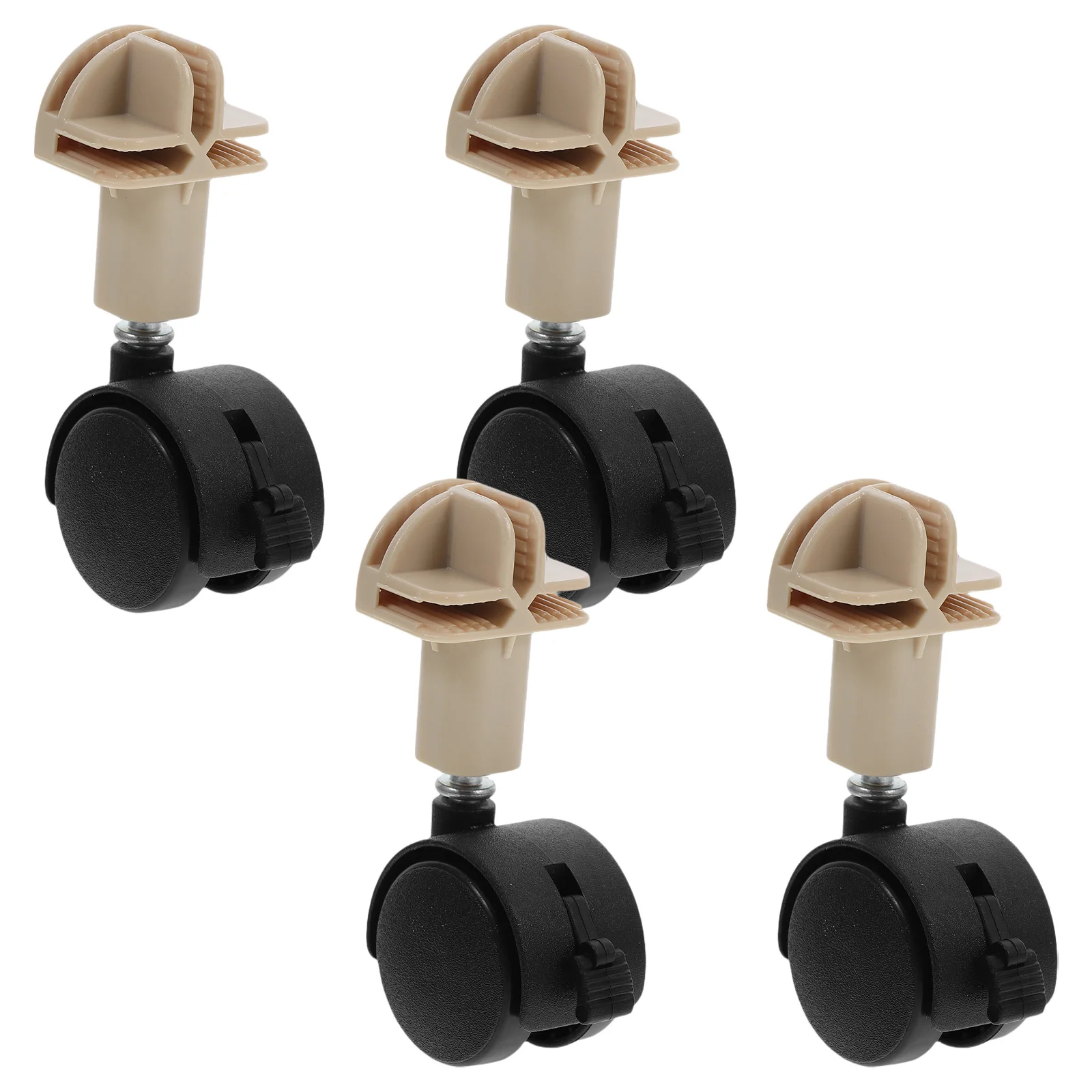 

4Pcs Cat Cage Casters Set Portable Cat Kennel Wheels Secure Stable Mobility Replacement for Pet Carrier Cart Crates