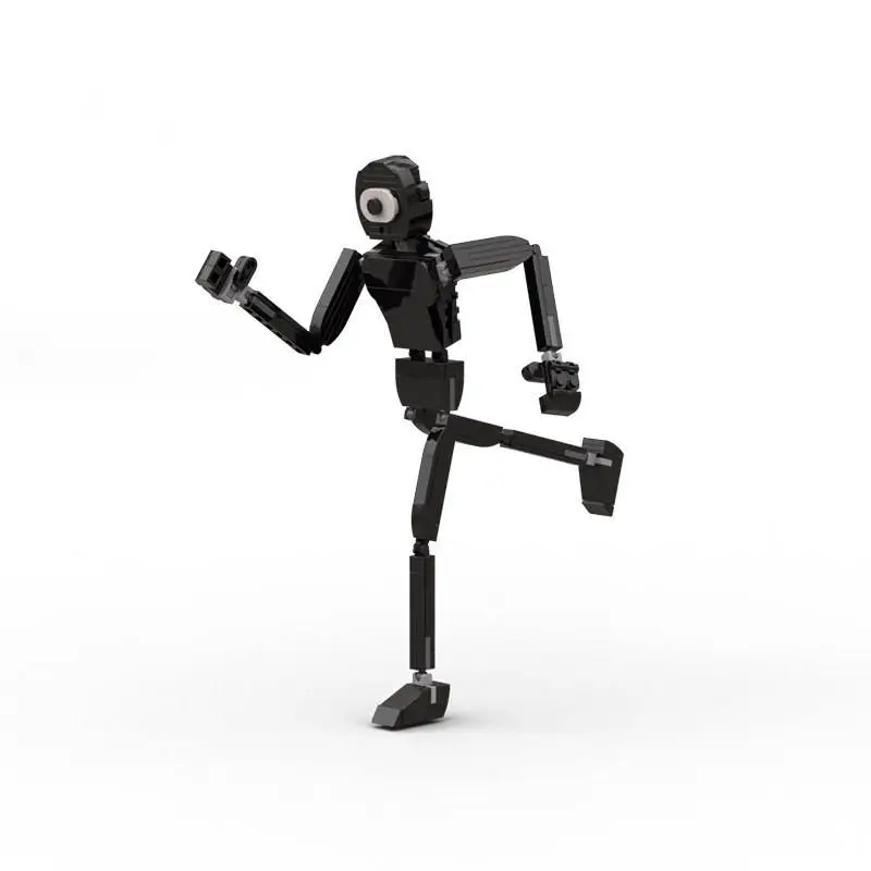 Kreative MOC Schrulligen Schwarz Einäugigen Dämon Baustein Spielzeug Anime Figuren Modell Montieren Desktop Ornamente DIY Spielzeug Geschenke