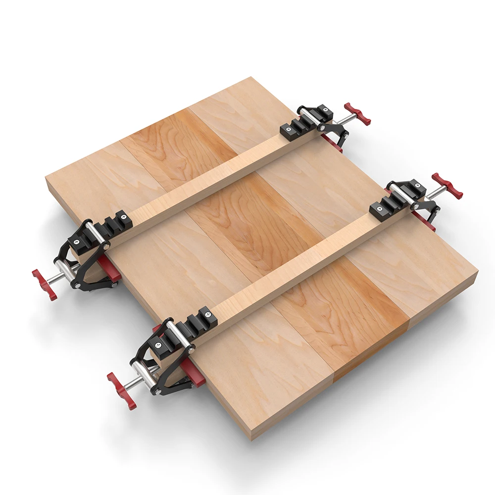 ENJOYWOOD 4-Way Panel Clamp Wood Gluing Clamp Four-Way Pressure Cabinet Clips For Woodworkers Cabinet and Furniture Makers