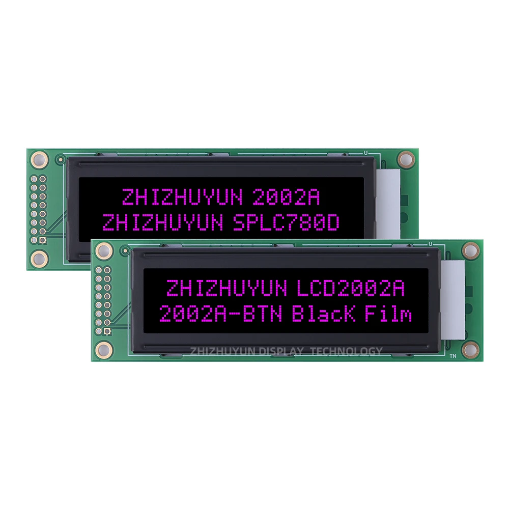 Imagem -05 - Lcd Lcm Display Screen Module Btn Filme Preto Personagens Amarelos Lcm Display 2002a 116*37*11.3 mm Splc780d