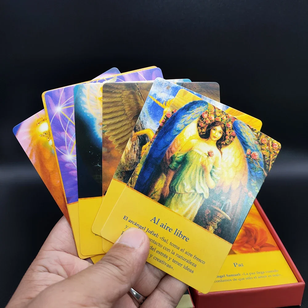 New Oracle Deck .Deck  Spanish Version Archangel Oracle Cards . Spanish Oracle Cards  Tarot Cards For Beginners. Tarot Deck.