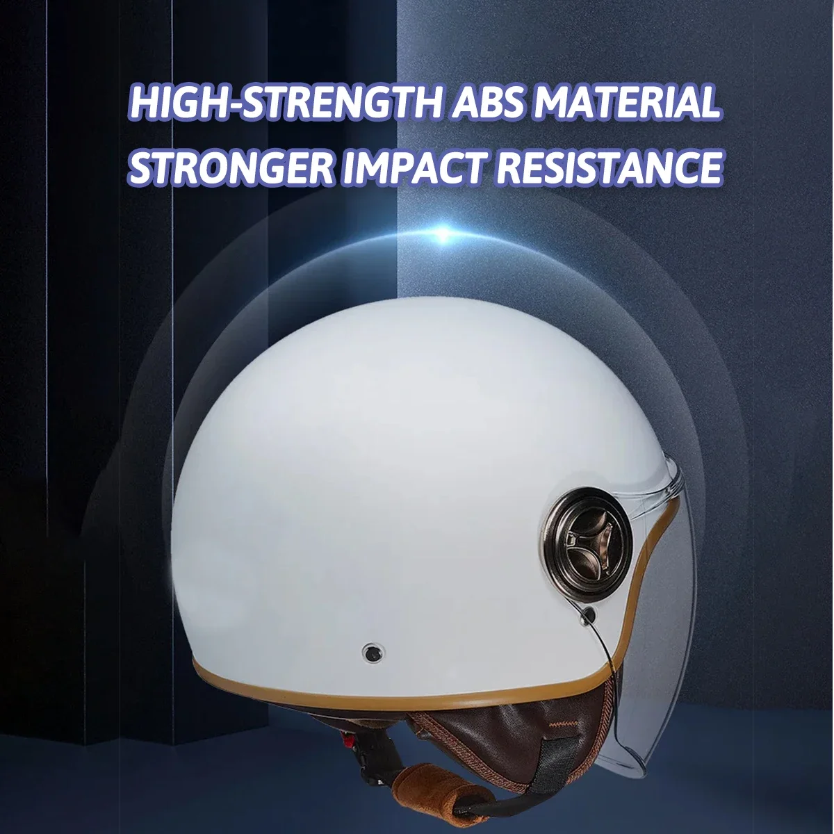 2025 New Motorcycle Helmet ABS Shell EPS Liner Anti-Scratch PC Visor Multiple Colors Available Breathable Cat Ears Optional