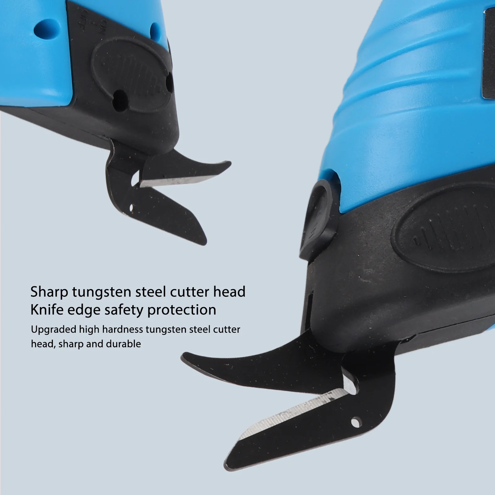 Cordless Electric Scissors Handheld Electric Scissors for Cutting Fabrics Carpets Soft Leather Cardboard Electric Scissors