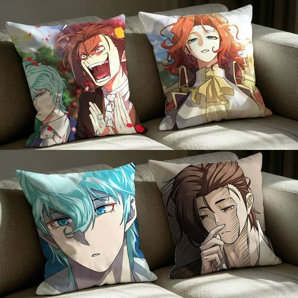 E-Estate D-Developer Manhwa Lloyd  Square Sofa Pillow Cover Solid Color Living Room Home Decor Cushion Case