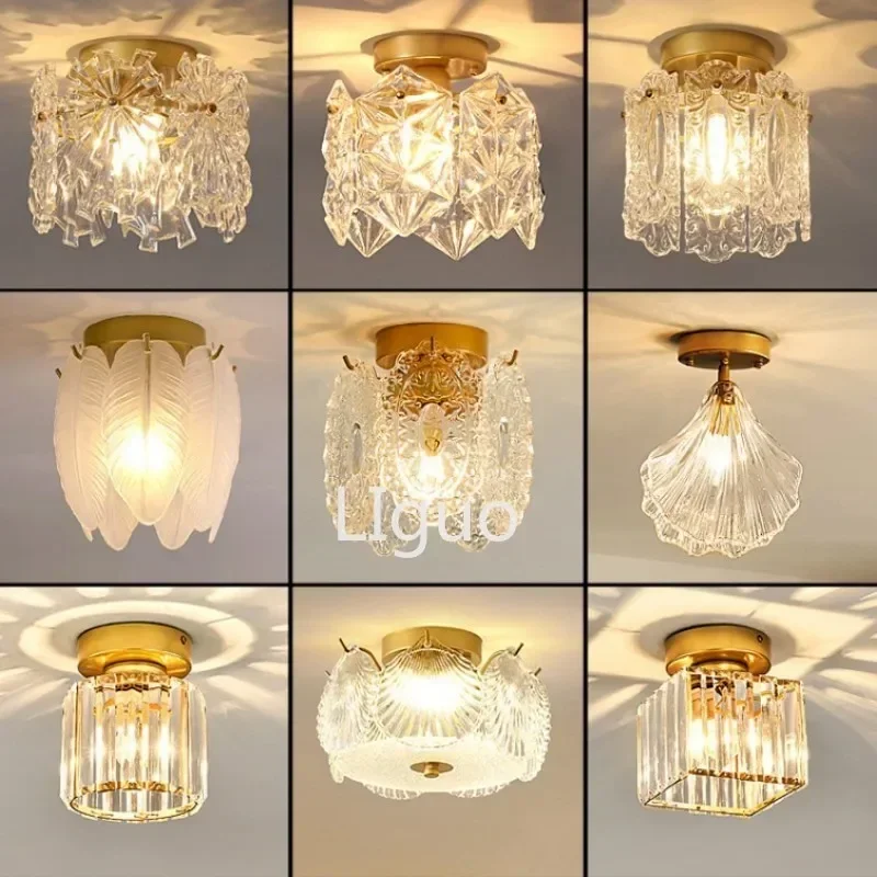 

Corridor Aisle Light Entrance Corridor Corridor Cloakroom Light Luxury Crystal Balcony Ceiling Lamp