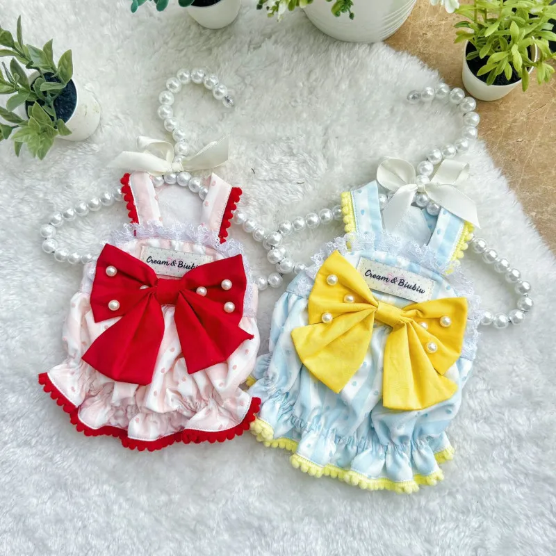 

Костюм для маленькой собаки, платье, летняя одежда для домашних животных, йоркширский терьер, померанский шпиц Ши-тцу, мальтийский пудель, бишон, шнауцер, одежда