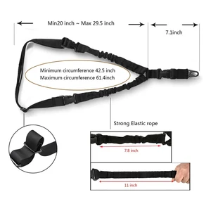 Adjustable Tactical Gun Sling for Military Shooting, 3 Point Bungee, Airsoft Rifle Strapping Belt, Hunting and Hiking Accessories 10 Main Sales Dove Flame for Hunting - №8