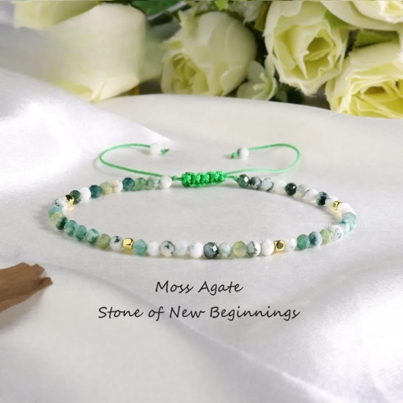 Moss Agate Bracelet…
