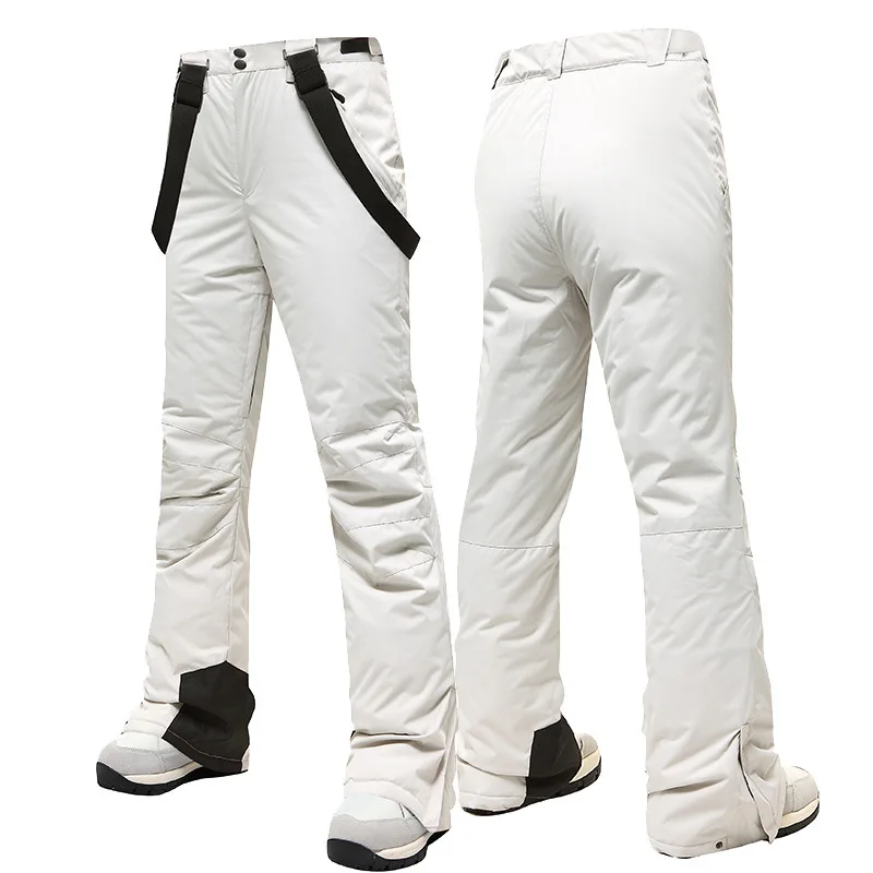 

-30℃ Women Ski Pants Brands New Outdoor Sports High Quality Suspenders Trousers Windproof Waterproof Warm Winter Snow Snowboard