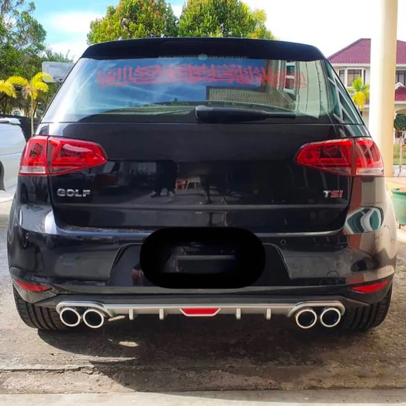 

Для Volkswagen Golf MK5 MK6 MK7/2005-2020 задний диффузор, бампер, разделитель губ, спойлер, выхлопная труба, комплект кузова, аксессуары