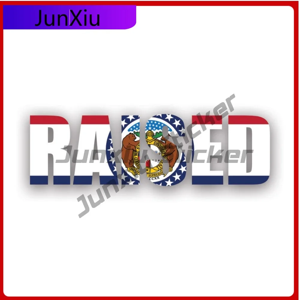 

Missouri Raised State Sun Resistant Fade Resistant Sport For Laptop Rear Windshield Car Body Easy Apply No Residue Decor