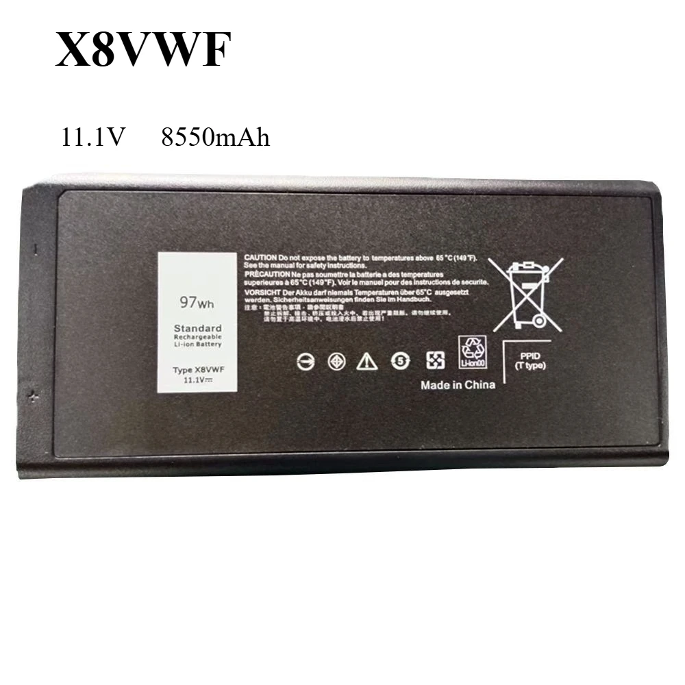 Compatible with De ll X8VWF DKNKD 4XKN5 CJ2K1 XN4KN 5XT3V High-Quality Laptop Battery