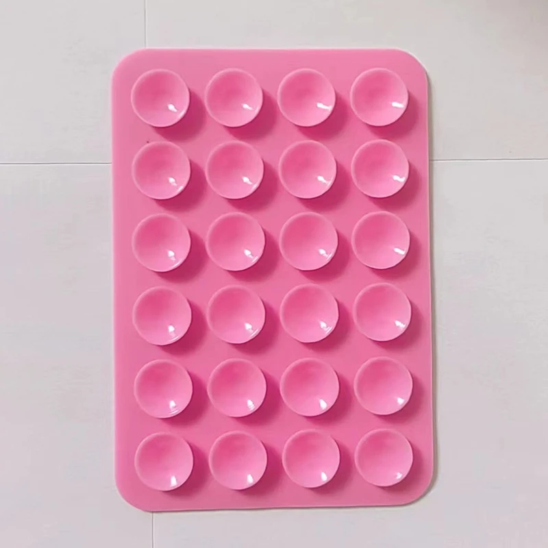 Rectangle Silicone Suction Cup Phone Mount Mini Suction Sticker Mount Car Navigation Bracket Universal Mobile Phones Stand