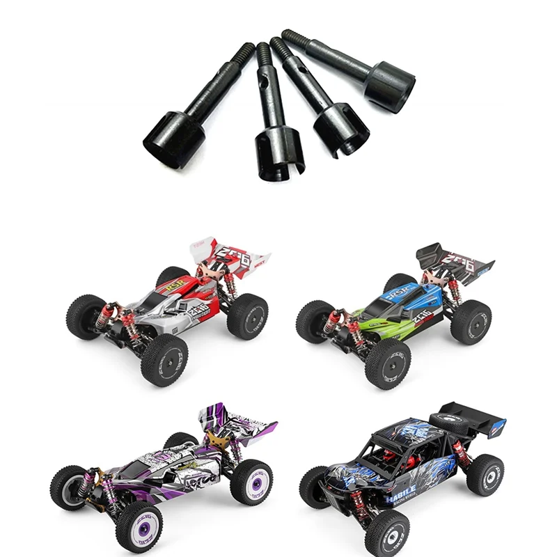 AS96-4 Pz Metallo Ruota Asse Albero Motore Tazza Per Wltoys 144001 124019 124018 RC Auto Aggiornamenti Parti Accessori