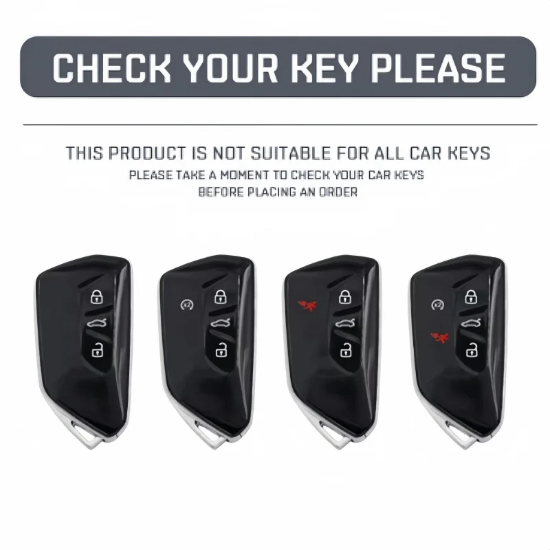 Car Key Cover For VW Volkswagen Golf 8 MK8 ID.3/4 Cupra Skoda Octavia A8 SEAT Leon MK4 2020 -2023 Formentor Tarraco