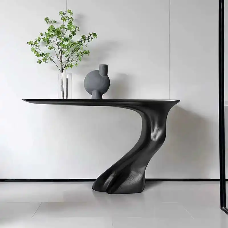 

Minimalist Luxury Console Table Classic Unique Beautiful Premium Console Table Vintage Curved Bureau Living Room Furniture