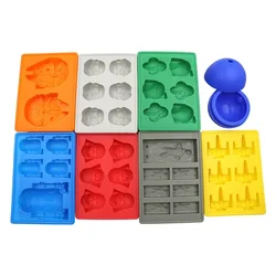 Colorful Silicone Ice Tray, Silicone Robot Chocolate Mold, Starcraft1pc Ice Cube Mold, Household Ice Cube Mold